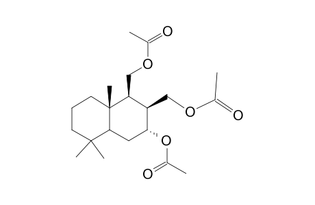 [(1S,2S,3R,4aS,8aS)-3-acetoxy-1-(acetoxymethyl)-5,5,8a-trimethyl-decalin-2-yl]methyl acetate