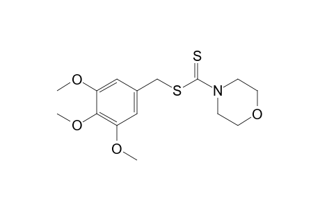 4-morpholinecarbodithioic acid, 3,4,5-trimethoxybenzyl ester