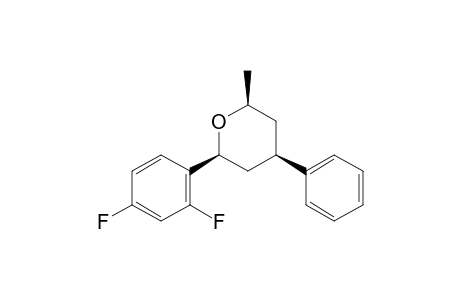 Rel-(2S,4R,6S)-6-Methyl-4-phenyl-2-(2,4-difluorophenyl)tetrahydropyran