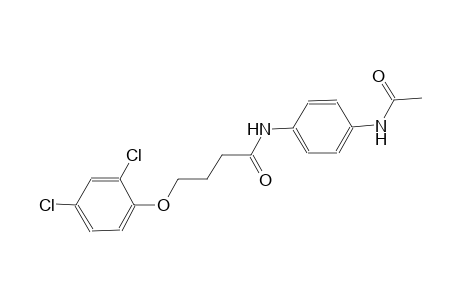 N-[4-(acetylamino)phenyl]-4-(2,4-dichlorophenoxy)butanamide