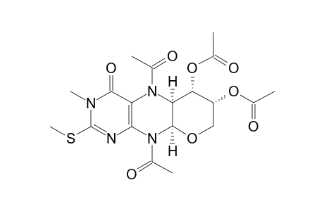 (3R,4S,4AS,10AR)-5,10-DIACETYL-3,4,4A,5,6,7,10,10A-OCTAHYDRO-7-METHYL-8-(METHYLTHIO)-6-OXO-2H-PYRANO-[3,2-G]-PTERIDIN-3,4-DIYL-DIACETATE