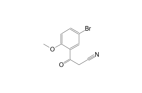 benzenepropanenitrile, 5-bromo-2-methoxy-beta-oxo-