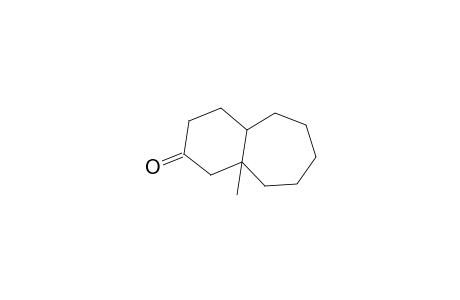 2H-Benzocyclohepten-2-one, decahydro-9a-methyl-, trans-