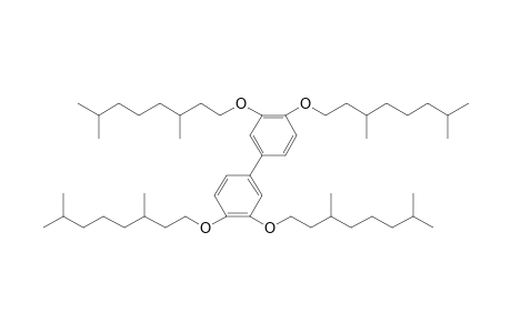 3,3',4,4'-tetrakis[(3'',7''-Dimethyloctyl)oxy]-1,1'-biphenyl