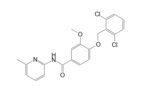 benzamide, 4-[(2,6-dichlorophenyl)methoxy]-3-methoxy-N-(6-methyl-2-pyridinyl)-