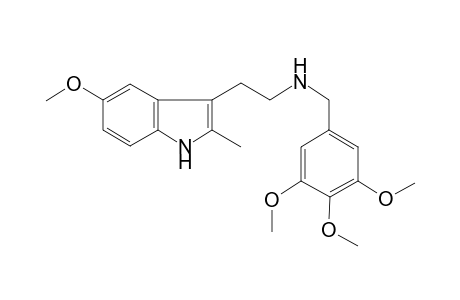2-(5-Methoxy-2-methyl-1H-indol-3-yl)-N-(3,4,5-trimethoxybenzyl)ethanamine