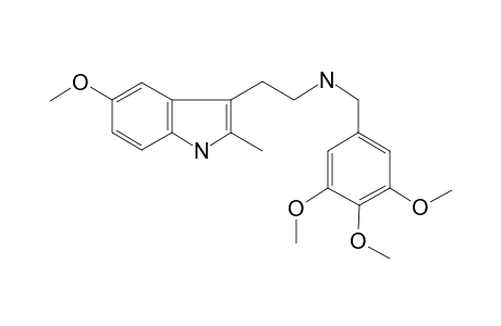 2-(5-Methoxy-2-methyl-1H-indol-3-yl)-N-(3,4,5-trimethoxybenzyl)ethanamine