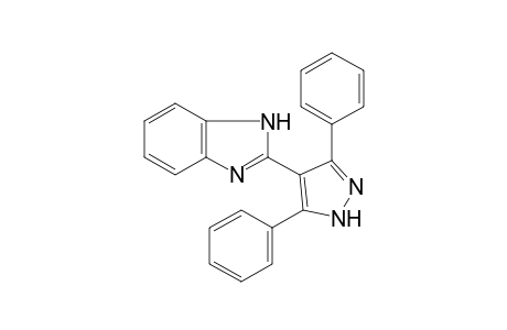 1H-Benzoimidazole, 2-(3,5-diphenyl-1H-pyrazol-4-yl)-