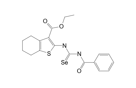 ETHYL-2-(3-BENZOYLISOSELENOUREIDO)-4,5,6,7-TETRAHYDROBENZO-[B]-THIOPHENE-3-CARBOXYLATE