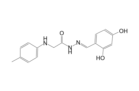 acetic acid, [(4-methylphenyl)amino]-, 2-[(E)-(2,4-dihydroxyphenyl)methylidene]hydrazide
