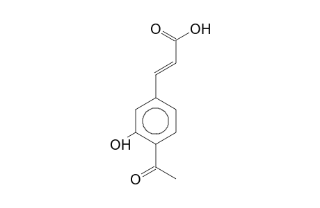 3-(4-Acetyl-3-hydroxyphenyl)acrylic acid