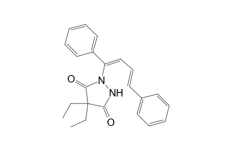 (Z,E)-1-(4,4-diethyl-3,5-dioxo-1-pyrazolidinyl)-1,4-di-phenylbutadiene