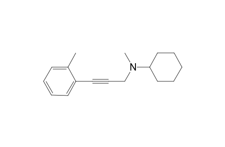 N-methyl-N-(3-(o-tolyl)prop-2-yn-1-yl)cyclohexanamine
