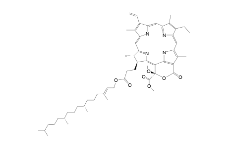 FICUSMICROCHLORIN-B;[15(1)S]-PURPURIN-7-LACTONE-15(1)-METHOXY-15(2)-METHYL-17(3)-PHYTYLESTER