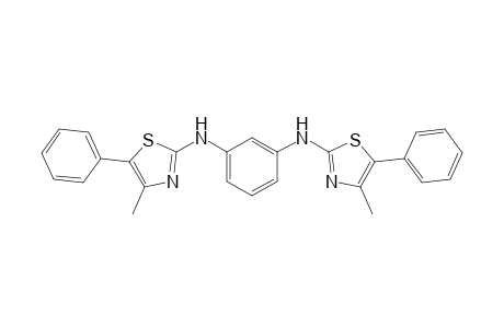 (4-methyl-5-phenyl-thiazol-2-yl)-[3-[(4-methyl-5-phenyl-thiazol-2-yl)amino]phenyl]amine