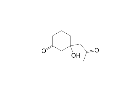 Cyclohexanone, 2-acetonyl-2-hydroxy-