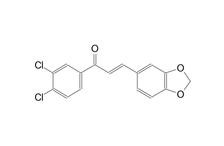 (2E)-3-(1,3-benzodioxol-5-yl)-1-(3,4-dichlorophenyl)-2-propen-1-one