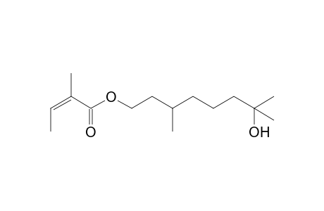 Hydroxy citronellyl angelate