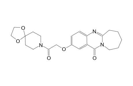 azepino[2,1-b]quinazolin-12(6H)-one, 2-[2-(1,4-dioxa-8-azaspiro[4.5]dec-8-yl)-2-oxoethoxy]-7,8,9,10-tetrahydro-