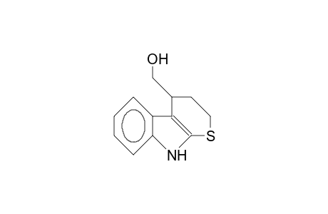 4-Hydroxymethyl-2,3,4,9-tetrahydro-thiopyrano(2,3-B)indole