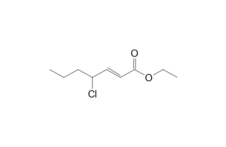 (E)-4-chloro-2-heptenoic acid ethyl ester