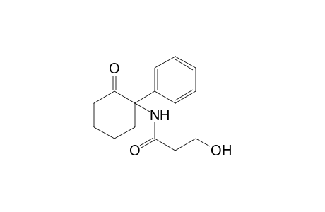 3-hydroxy-N-(2-oxo-1-phenyl-cyclohexyl)propanamide