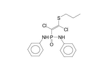 (E)-N,N'-DIPHENYL(1,2-DICHLORO-2-PROPYLTHIOVINYL)DIAMIDOPHOSPHONATE
