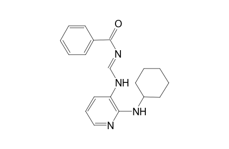 2-Cyclohexylamino(phenylcarbonylimino)methylaminopyridine