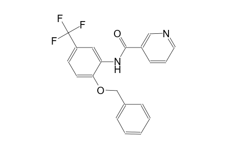 3-pyridinecarboxamide, N-[2-(phenylmethoxy)-5-(trifluoromethyl)phenyl]-