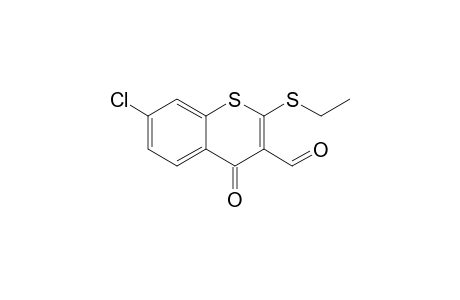 7-Chloro-2-ethylthio-4-oxo-4H-1-benzothiin-3-carbaldehyde