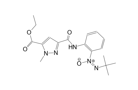 ethyl 3-[(2-{[(E)-1,1-dimethylethyl]-NON-azoxy}anilino)carbonyl]-1-methyl-1H-pyrazole-5-carboxylate