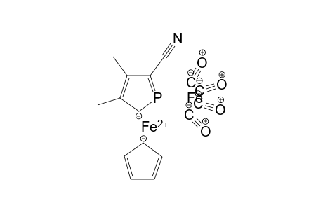 Iron(II) 5-cyano-3,4-dimethyl-2H-phosphol-2-ide cyclopenta-2,4-dien-1-ide tetracarbonyl iron