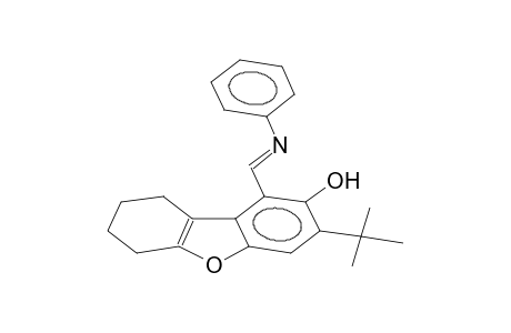2-tert-butyl-3-hydroxy-4-phenyliminomethyl-5,6,7,8-tetrahydrodibenzofuran