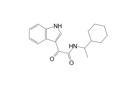 N-(1-Cyclohexylethyl)-2-(1H-indol-3-yl)-2-oxoacetamide