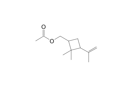 (2,2-dimethyl-3-prop-1-en-2-yl-cyclobutyl)methyl ethanoate