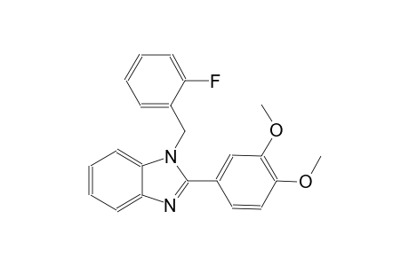 1H-benzimidazole, 2-(3,4-dimethoxyphenyl)-1-[(2-fluorophenyl)methyl]-