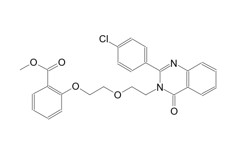 methyl 2-{2-[2-(2-(4-chlorophenyl)-4-oxo-3(4H)-quinazolinyl)ethoxy]ethoxy}benzoate