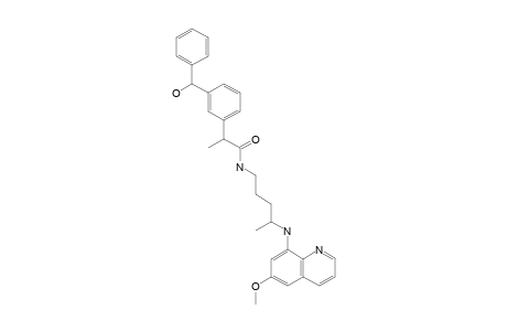N-[4-(6-METHOXYQUINOLIN-8-YL-AMINO)-PENTYL]-2-[3-(HYDROXY-(PHENYL)-METHYL]-PHENYL]-PROPANAMIDE
