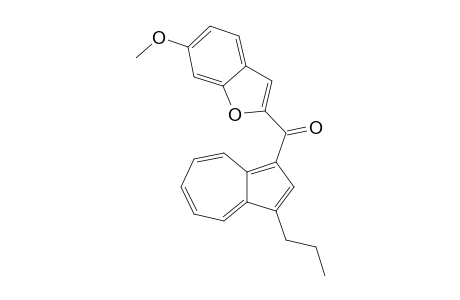 (6-methoxy-1-benzofuran-2-yl)-(3-propylazulen-1-yl)methanone
