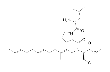 Leucyi-prolyl-(S-farnesyl)cysteine methyl ester