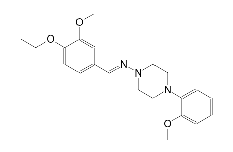 1-piperazinamine, N-[(E)-(4-ethoxy-3-methoxyphenyl)methylidene]-4-(2-methoxyphenyl)-
