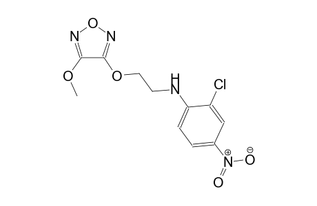 2-Chloranyl-N-[2-[(4-methoxy-1,2,5-oxadiazol-3-yl)oxy]ethyl]-4-nitro-aniline