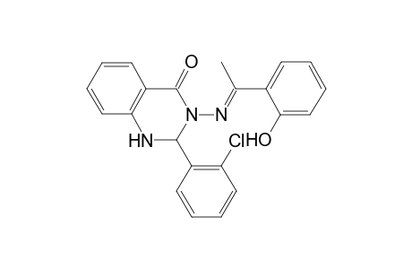 2-(2-Chloro-phenyl)-3-[1-(2-hydroxy-phenyl)-ethylideneamino]-2,3-dihydro-1H-quinazolin-4-one