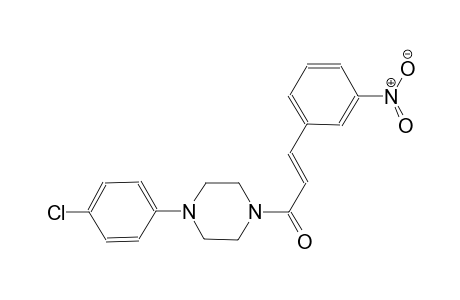 1-(4-chlorophenyl)-4-[(2E)-3-(3-nitrophenyl)-2-propenoyl]piperazine