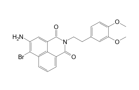 3-amino-4-bromo-N-(3,4-dimethoxyphenethyl)naphthalimide