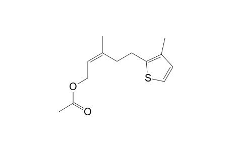 [(Z)-3-methyl-5-(3-methyl-2-thienyl)pent-2-enyl] acetate