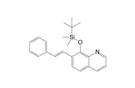 8-(tert-Butyldimethylsilyloxy)-7-styrylquinoline