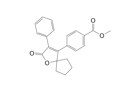 4-(2-Oxo-3-phenyl-1-oxa-spiro[4.4]non-3-en-4-yl)-benzoic acid methyl ester