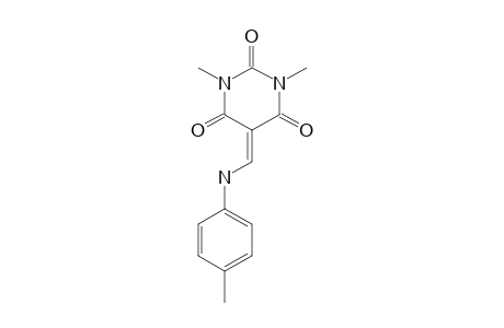 1,3-Dimethyl-5-(4-toluidinomethylene)-2,4,6(1H,3H,5H)-pyrimidinetrione