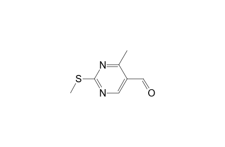 5-Pyrimidinecarboxaldehyde, 4-methyl-2-(methylthio)-
